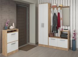 Энтер прихожая белый/дуб сонома