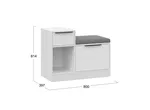 Тумба для обуви Агата комбинированная - 300.006.000