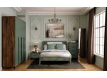 Брента Комод 4 ящика 2 двери (оливковый)